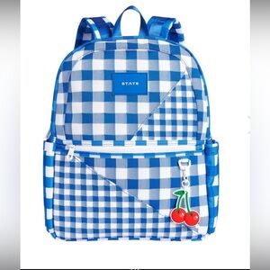 STATE Intarsia Kane Kids Travel Gingham Backpack